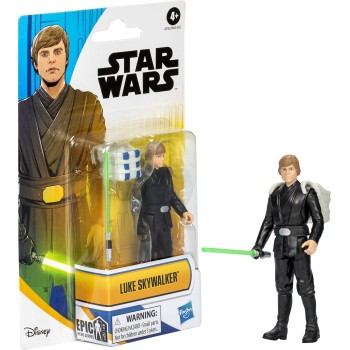 Hasbro Star Wars wars epic hero series luke skywalker 4-inch action figure and 2 accessories, toys for 4 year old boys and girls