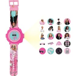 Lexibook Barbie Digital Projection Ρολόι Με 20 Εικόνες 25.DMW050BB 3380743101934