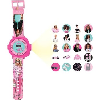 Lexibook Barbie Digital Projection Ρολόι Με 20 Εικόνες 25.DMW050BB 3380743101934