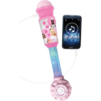 Lexibook Μικρόφωνο Barbie Για Παιδιά, Μουσικό Παιχνίδι, Ενσωματωμένο Ηχείο 25.MIC90BB 3380743101798