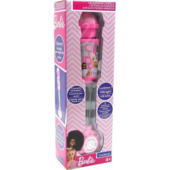 Lexibook Barbie Microphone For Children, Musical Toy, Built-In Speaker, Lum 25.MIC90BB 3380743101798