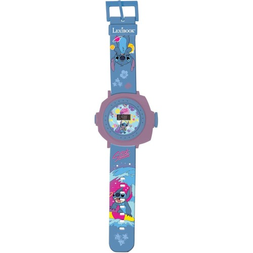 Lexibook Disney Stitch Digital Projection Ρολόι Με 20 Εικόνες DMW050D 3380743100791