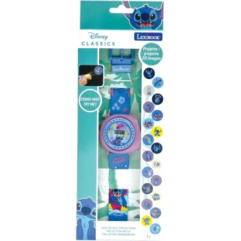 Lexibook Disney Stitch Digital Projection Ρολόι Με 20 Εικόνες DMW050D 3380743100791