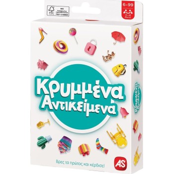 As company AS Games Παιχνίδι Με Κάρτες Κρυμμένα Αντικείμενα Για Ηλικίες 6-99 Χρονών Και 2-4 Παίκτες 1040-21409 5203068214098