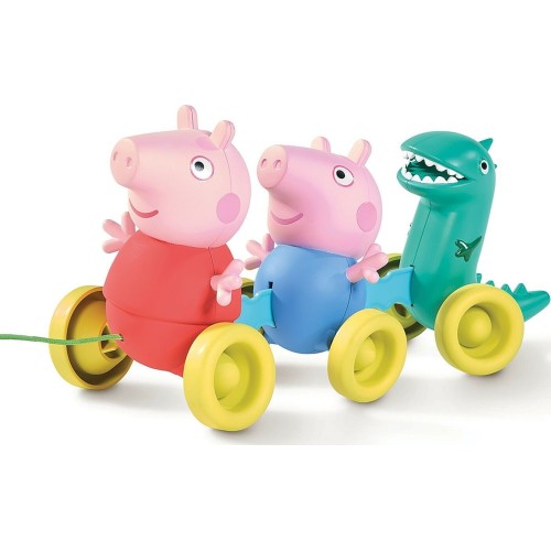 TOMY toomies βρεφικό παιχνίδι συρόμενο οικογένεια peppa pig για 18+ μηνών 1000-73527 5011666735279