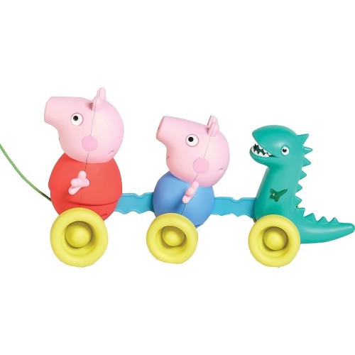 TOMY toomies βρεφικό παιχνίδι συρόμενο οικογένεια peppa pig για 18+ μηνών 1000-73527 5011666735279