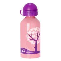 eco life ECOLIFE ΜΕΤΑΛΛΙΚΟ ΜΠΟΥΚΑΛΙ ΠΑΙΔΙΚΟ 500Ml - Love Tree 33-BO-2006 5208009001348
