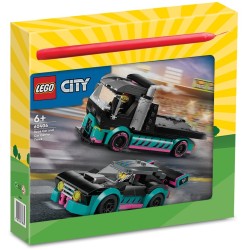 LEGO Λαμπάδα city αγωνιστικό αυτοκίνητο και μεταφορικό αυτοκινήτων 60406 