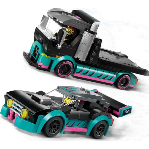 LEGO Easter Candle City race car and carrier truck 60406 