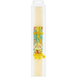 Λαμπάδες Decor Plaque Rabbit Candle 29X3.6X1.6Cm 73-1827 073182700001