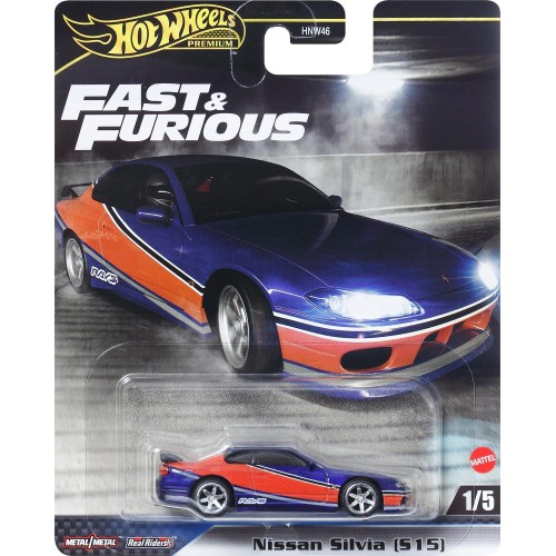 Mattel Hot Wheels Fast and Furious Nissan Silvia s15 HNW46 / HYP73 194735253449