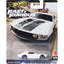 Mattel Hot Wheels Fast and Furious 1969 Ford Mustang Boss 302 HNW46 / HYP71 194735253517