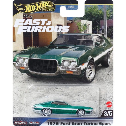 Mattel Hot Wheels Fast and Furious 1972 Ford Gran Torino Sport HNW46 / HYP72 194735253500