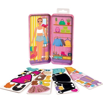 As company AS Magnet Box Tins Fashion Girl Educational Paper Magnets For 1029-64068 / 1 5203068640682