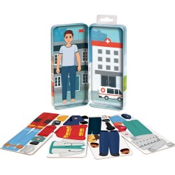 As company AS Magnet Box Tins City Heroes Educational Paper Magnets For 1029-64068 / 3 5203068642686