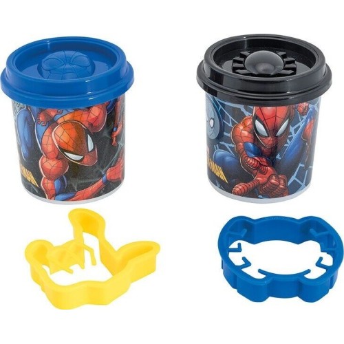 As company AS Plasticine Marvel Spiderman Set Of 2 Jars With 2 Cutters 228Gr For 3+ Years 1045-03607 / 2 5203068037079