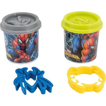 As company AS Plasticine Marvel Spiderman Set Of 2 Jars With 2 Cutters 228Gr For 3+ Years 1045-03607 / 2 5203068037079