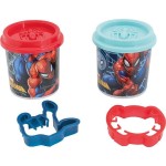 As company AS Πλαστελίνη Marvel Spiderman Σετ 2 Βαζάκια Με 2 Cutters 228Gr Για 3+ Χρονών 1045-03607 / 2 5203068037079