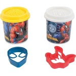 As company AS Πλαστελίνη Marvel Spiderman Σετ 2 Βαζάκια Με 2 Cutters 228Gr Για 3+ Χρονών 1045-03607 / 2 5203068037079