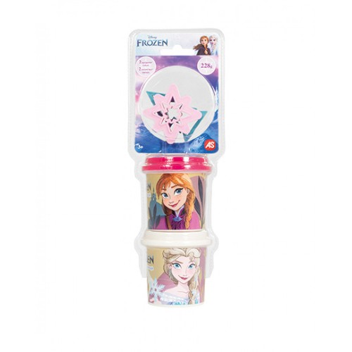 As company AS Plasticine Disney Frozen Set Of 2 Jars With 2 Cutters 228Gr For 3+ Years 1045-03607 / 1 5203068036072