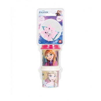 As company AS Plasticine Disney Frozen Set Of 2 Jars With 2 Cutters 228Gr For 3+ Years 1045-03607 / 1 5203068036072
