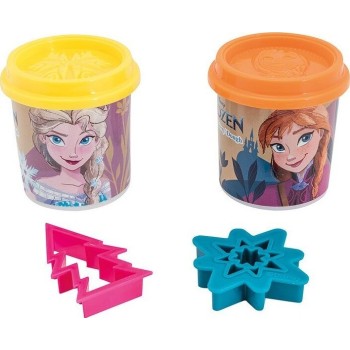 As company AS Plasticine Disney Frozen Set Of 2 Jars With 2 Cutters 228Gr For 3+ Years 1045-03607 / 1 5203068036072