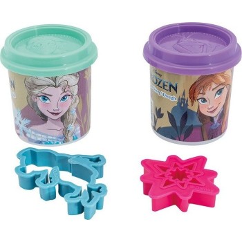 As company AS Πλαστελίνη Disney Frozen Σετ 2 Βαζάκια Με 2 Cutters 228Gr Για 3+ Χρονών 1045-03607 / 1 5203068036072