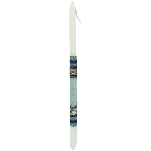 Λαμπάδες Decor Λαμπάδα Σιέλ Ριγέ Ανάγλυφη 24534 5202200006331