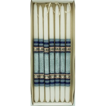 Λαμπάδες Decor Λαμπάδα Σιέλ Ριγέ Ανάγλυφη 24534 5202200006331