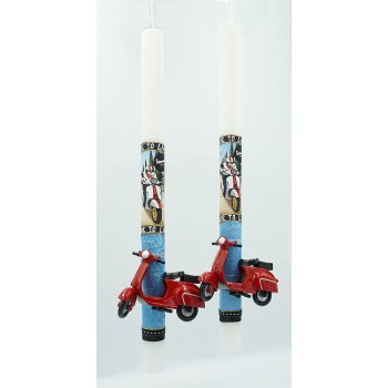 Λαμπάδες Decor Lamp Scraper Vespa Red 24741 5202200006379