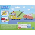 Hasbro Peppa Pig Granddad Dogs Tow Truck Construction Vehicle and Figure Set, Preschool Toys for Boys and Girls 3 Years and Up F