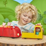 Hasbro Peppa Pig Granddad Dogs Tow Truck Construction Vehicle and Figure Set, Preschool Toys for Boys and Girls 3 Years and Up F