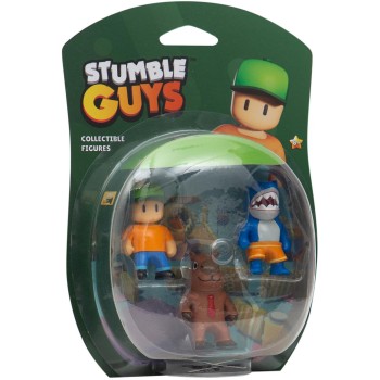 Giochi Preziosi Stumble Guys 3 Figures 6 cm. TUY04000 8056379172697