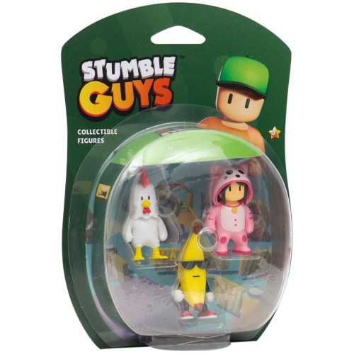 Giochi Preziosi Stumble Guys 3 Figures 6 cm. TUY04000 8056379172697