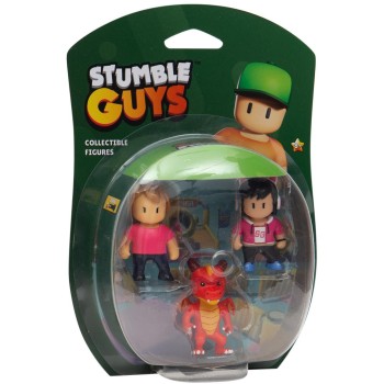 Giochi Preziosi Stumble Guys 3 Figures 6 cm. TUY04000 8056379172697