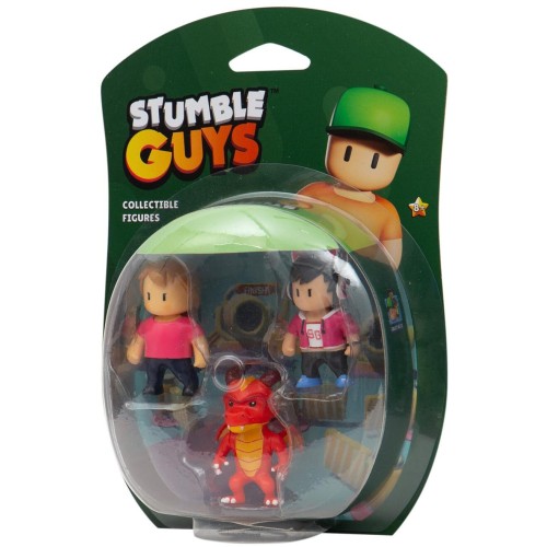 Giochi Preziosi Stumble Guys 3 Figures 6 cm. TUY04000 8056379172697