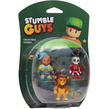 Giochi Preziosi Stumble Guys 3 Figures 6 cm. TUY04000 8056379172697