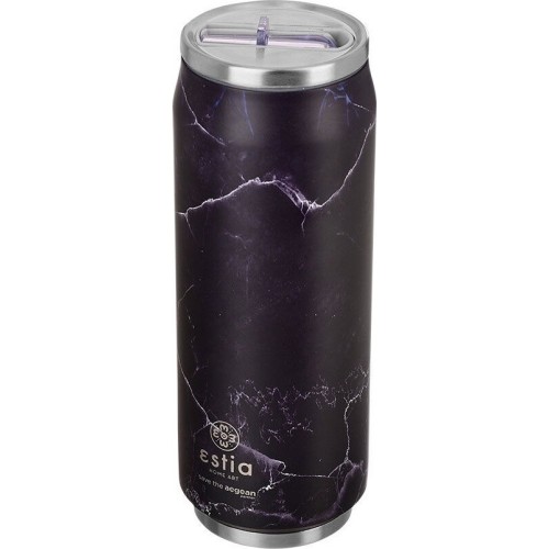 Estia Thermos Travel CUP Save THE Aegean 500ml Pentelica Black 01-16760 5207158016760