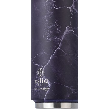 Estia Thermos Travel CUP Save THE Aegean 500ml Pentelica Black 01-16760 5207158016760