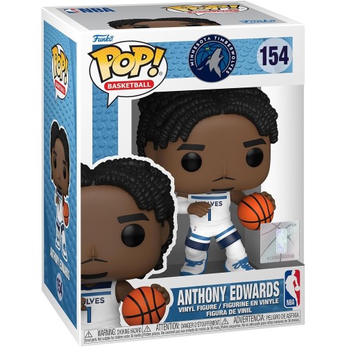 Funko Pop! Nba: Timberwolves A. Anthony Edwards 154 - Vinyl Συλλογική Φιγούρα  65794 889698657945
