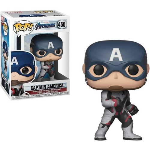 Funko Pop!Bobble: Marvel Avengers Endgame: Captain America 450 - Συλλογική Φιγούρα Βινυλίου  36661 889698366618