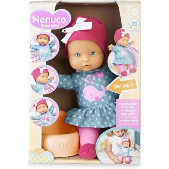 Giochi Preziosi Nenuco Soft Baby Doll With 4 Sounds and Potty 700016281 8410779088017