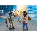 Playmobil city action duopack κλέφτης και αστυνόμος 71505 4008789715050