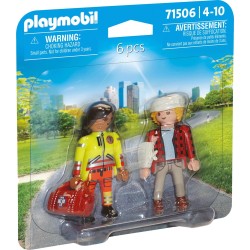 Playmobil City Life Duo Pack Paramedic With Patient 71506 4008789715067