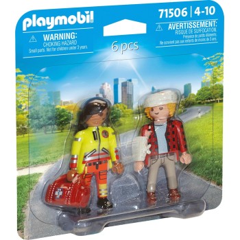 Playmobil City Life Duo Pack Paramedic With Patient 71506 4008789715067