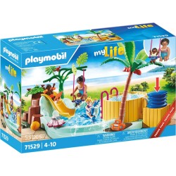 Playmobil city life παιδική πισίνα με υδρομασάζ 71529 4008789715296