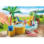 Playmobil city life παιδική πισίνα με υδρομασάζ 71529 4008789715296