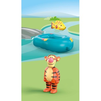 Playmobil Disney Winnie the Pooh junior  and disney: tiggers boat ride, including tigger and tiger fish, sus 71704 4008789717047