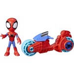 Hasbro Spiderman Marvel Spidey And His Amazing Friends, Spidey Action Figure With Toy Motorcycle F6777 / F7459 5010996225573