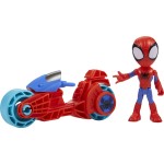 Hasbro Spiderman Marvel Spidey And His Amazing Friends, Spidey Action Figure With Toy Motorcycle F6777 / F7459 5010996225573
